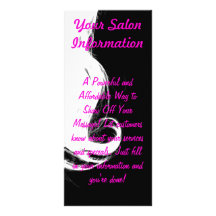 modèle de carte de support de salon modèle de double carte