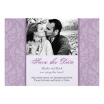 Modèle de faire-part de mariage de photo invitations