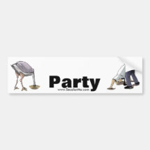 Modèle de parti politique adhésif pour voiture