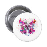 Modèle de personnaliser de papillons de ~ de papil badge avec épingle