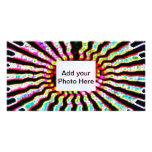 Modèle de Photocard : Plexus solaires d'étoile cur Photocarte Customisée