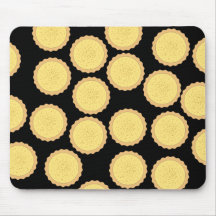 Modèle de tarte de crème anglaise tapis de souris