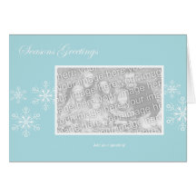 Modèle de vacances de flocon de neige carte de vœux