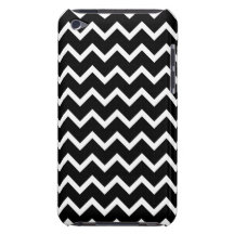 Modèle de zigzag noir et blanc coque iPod touch Case-Mate
