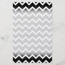 Modèle de zigzag noir et blanc prospectus avec motif