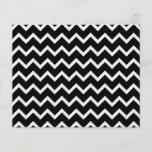 Modèle de zigzag noir et blanc prospectus personnalisés