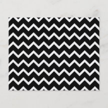 Modèle de zigzag noir et blanc prospectus personnalisés