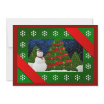 Modèle d'invitation de Noël