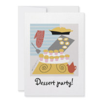 Modèle d'invitation de partie de dessert