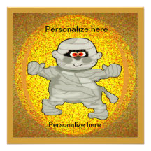 Modèle d'invitation de partie de Halloween de mama