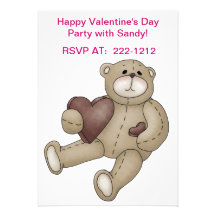 Modèle d'invitation de Valentine