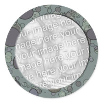 modèle gris de cadre de cercles