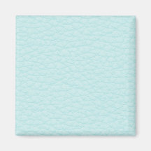 Modèle imprimé par turquoise légère chique aimants