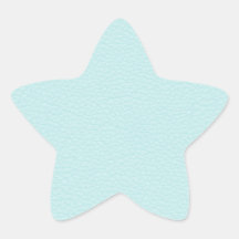 Modèle imprimé par turquoise légère chique sticker en étoile