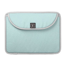 Modèle imprimé par turquoise légère chique poches pour macbook
