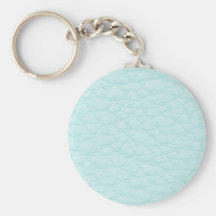 Modèle imprimé par turquoise légère chique porte-clef
