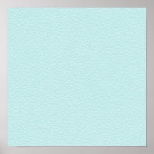 Modèle imprimé par turquoise légère chique posters