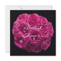 Modèle nuptiale d'invitation de partie de douche -