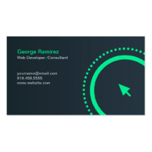 Modèle professionnel gris et vert de carte de visi