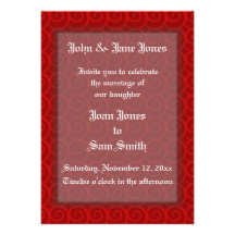MODÈLE rouge de mariage de remous Bristols