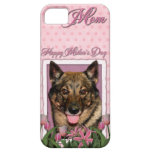 Moederdag - Roze Tulpen - Vallhund iPhone 5 Case-Mate Hoesjes