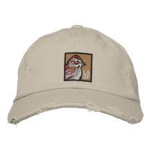 Moineau d'alouette casquette brodée