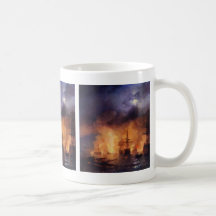 Mok: De Slag van Aivazovsky van Chesme