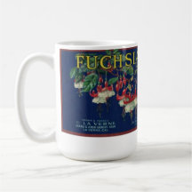 Mok van de Koffie van het Etiket van het Fruit van