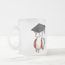 Mok van het Glas van afstuderen de Lama Berijpte