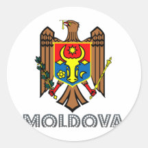 Moldovisch Embleem Sticker