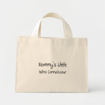 Mommys peu de connaisseur de vin sac