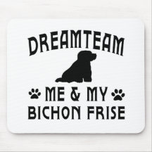 Mon chien de Bichon Frise Tapis De Souris