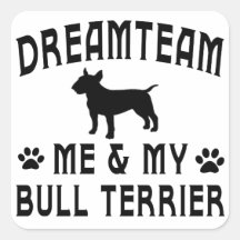 Mon chien de bull-terrier autocollants