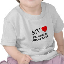 Mon coeur appartient à Braedon T-shirts