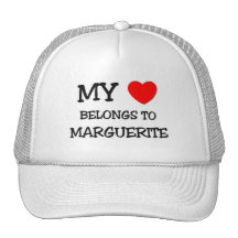 Mon coeur appartient à la MARGUERITE DES PRÉS Casquette
