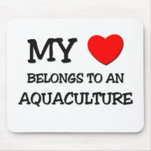 Mon coeur appartient à une AQUICULTURE Tapis De Souris