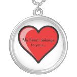 Mon coeur appartient à vous collier