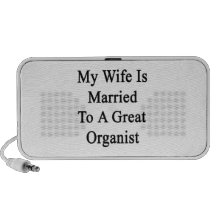 Mon épouse est mariée à un grand organiste haut-parleurs iPod