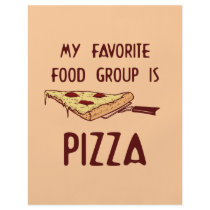 Mon groupe d'aliments préféré est pizza prospectus personnalisés