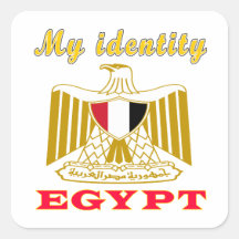Mon identité Egypte Autocollants
