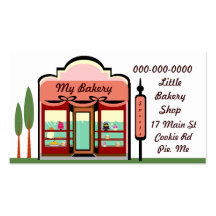 MON MAGASIN DE BOULANGERIE CARTE DE VISITE