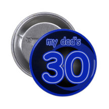 Mon papa a 30 ans pin's avec agrafe