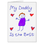 Mon papa est le meilleur cartes