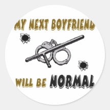 Mon prochain ami sera Normal-shérif Autocollant