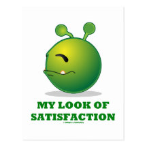 Mon regard de satisfaction (expression étrangère v cartes postales