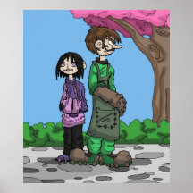 Mona et Pierre le beaux Affiches
