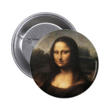 Mona Lisa Badge Avec Épingle