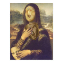 Mona Lisa irrésolue Carte Postale