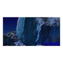 Monde de glace photocartes personnalisées