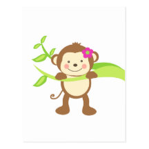 Monkey.png mignon cartes postales